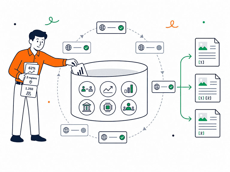 A product lead adding their own figures to the shared evidence pool while researched sources are verified around it